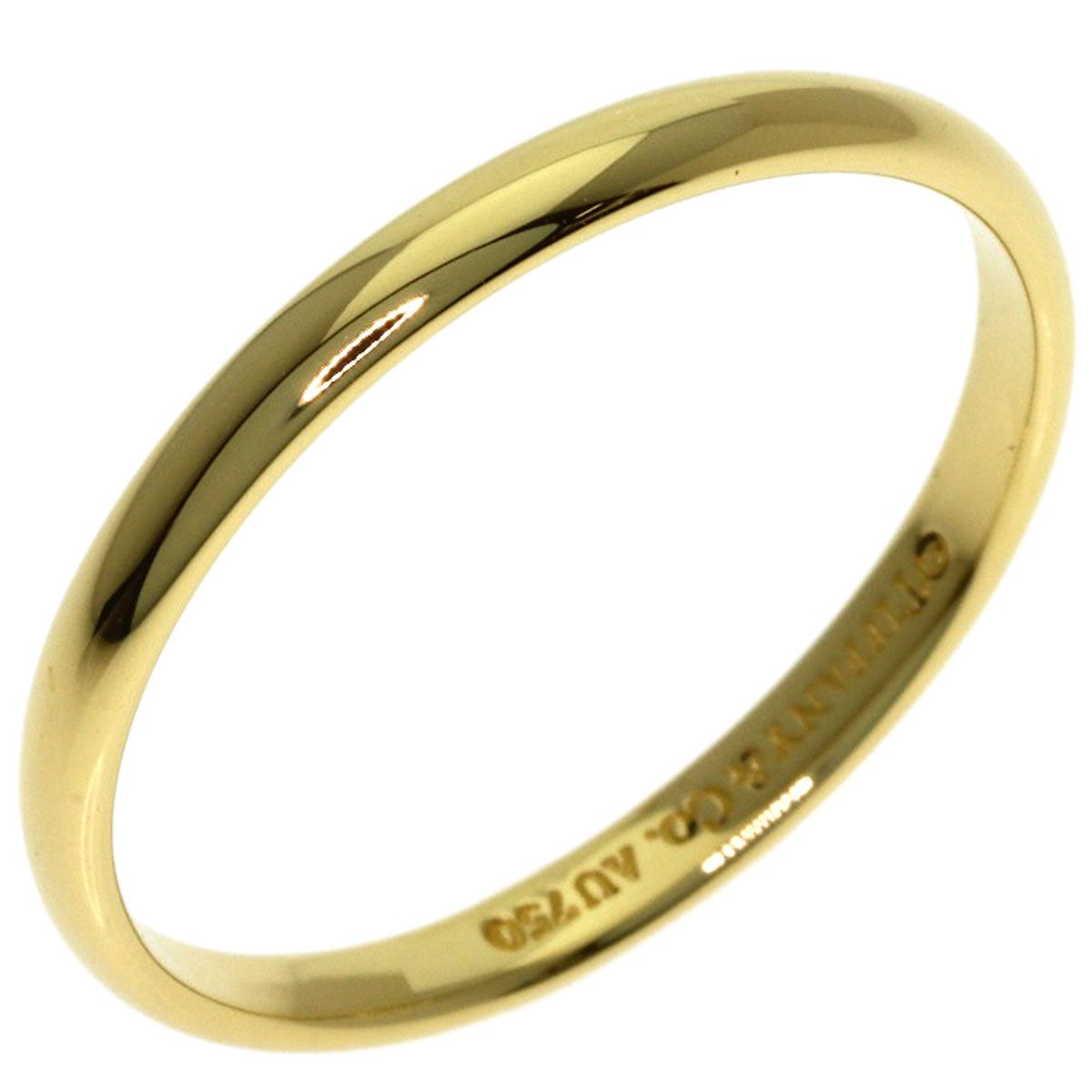 Tiffany & Co Wedding Band Ring 18k Yellow Gold — view 2