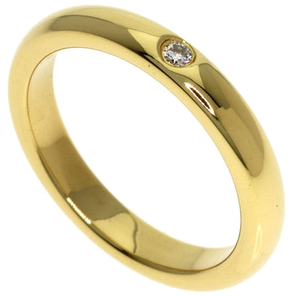 Tiffany & Co Stacking Band Diamond Ring 18k Yellow Gold