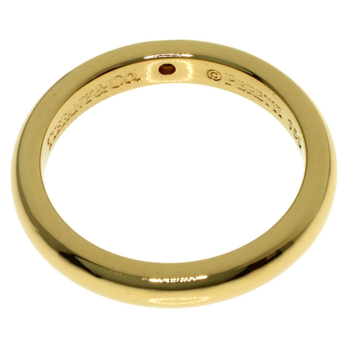Tiffany & Co Stacking Band Diamond Ring 18k Yellow Gold — view 4