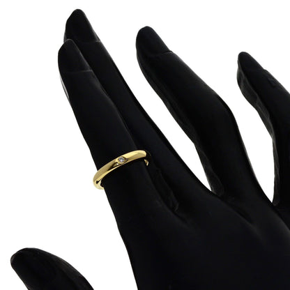 Tiffany & Co Stacking Band Diamond Ring 18k Yellow Gold — view 7