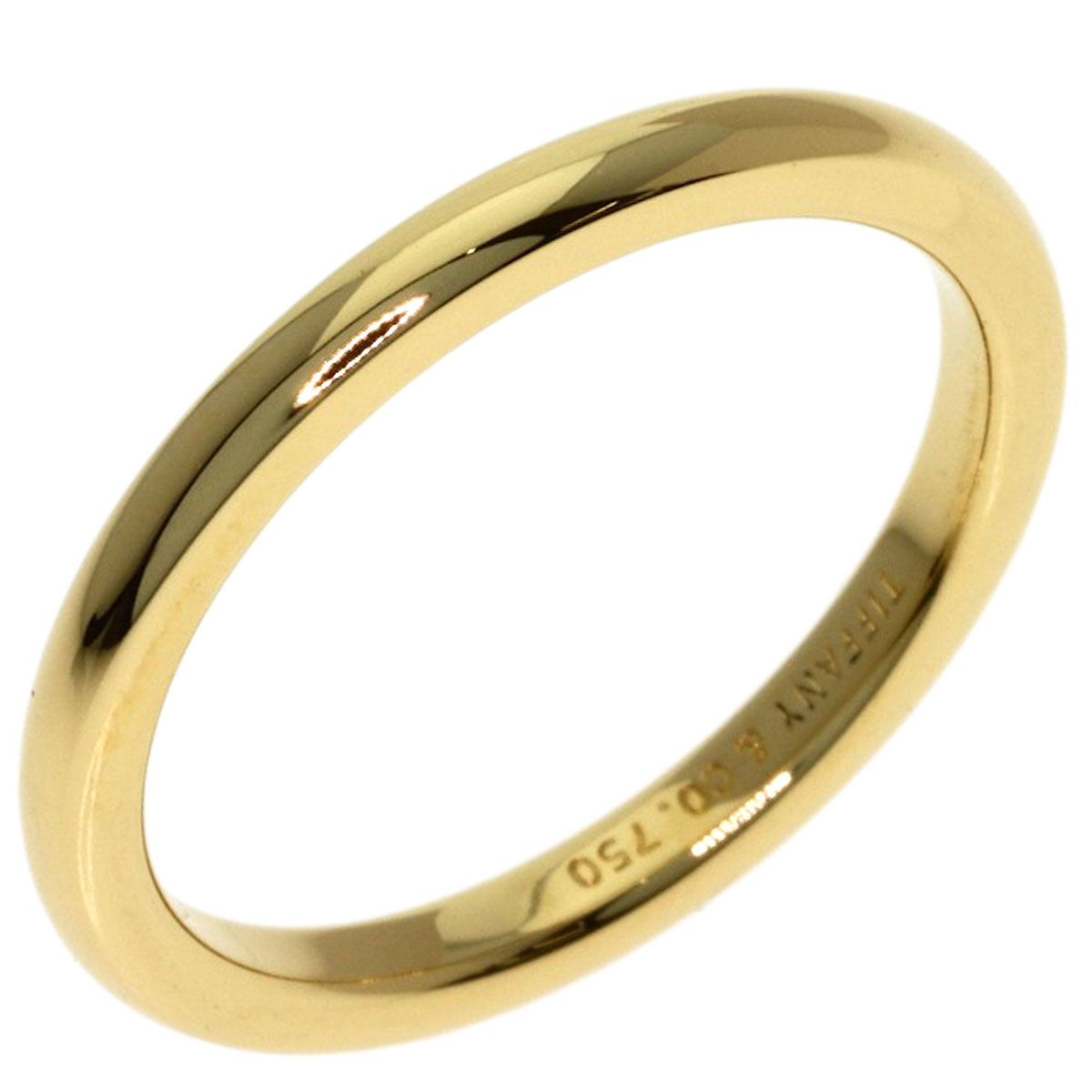 Tiffany & Co Wedding Band Ring 18k Yellow Gold — view 2