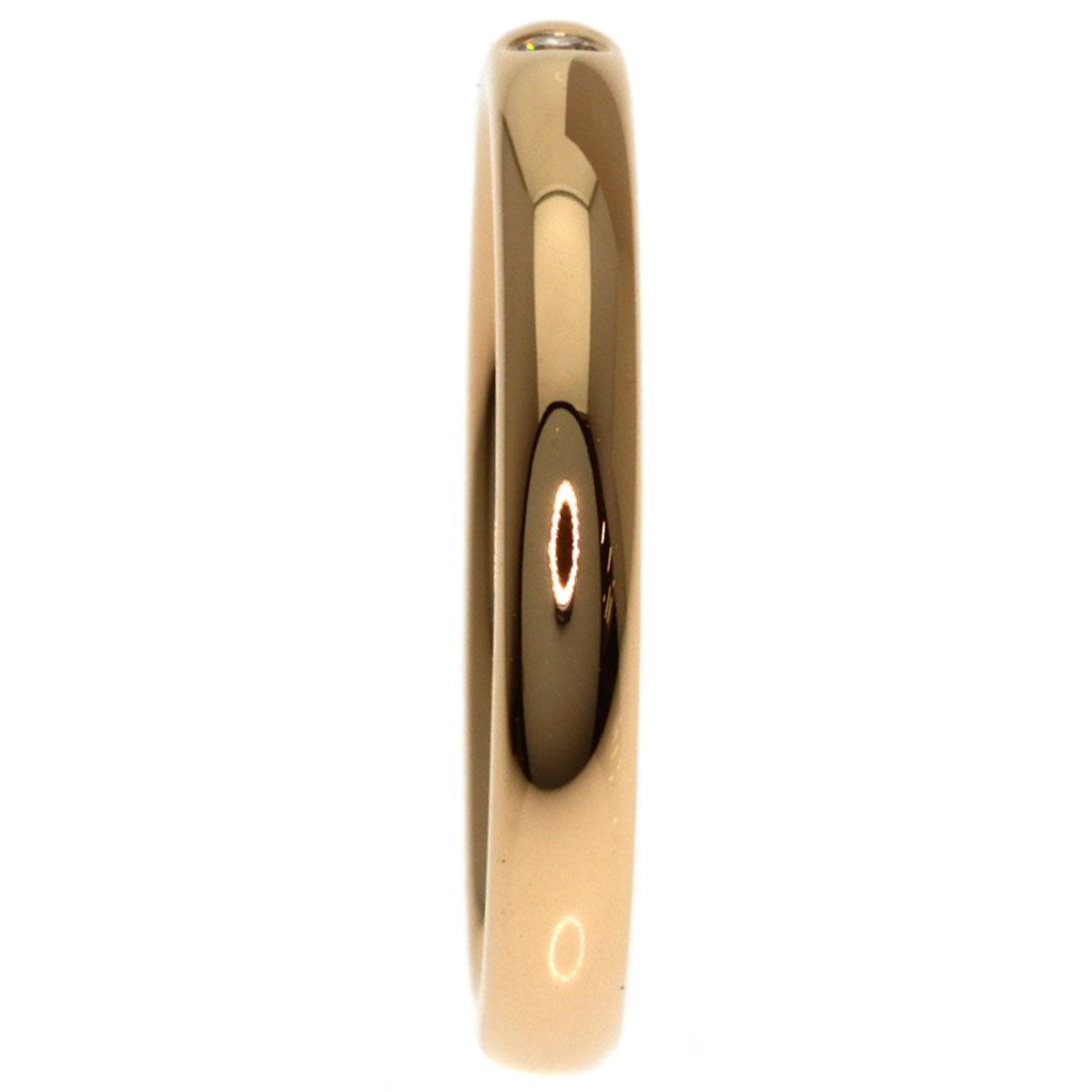 Tiffany & Co Stacking Band Diamond Ring 18k Pink Gold — view 3
