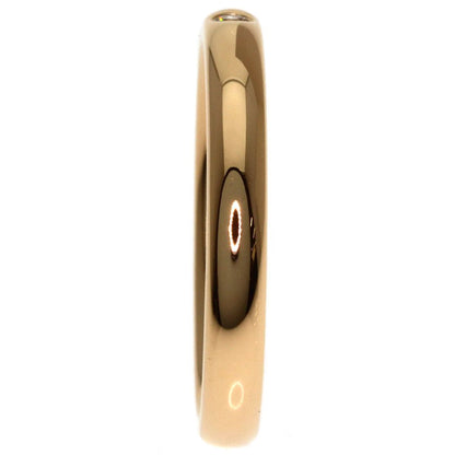 Tiffany & Co Stacking Band Diamond Ring 18k Pink Gold — view 3