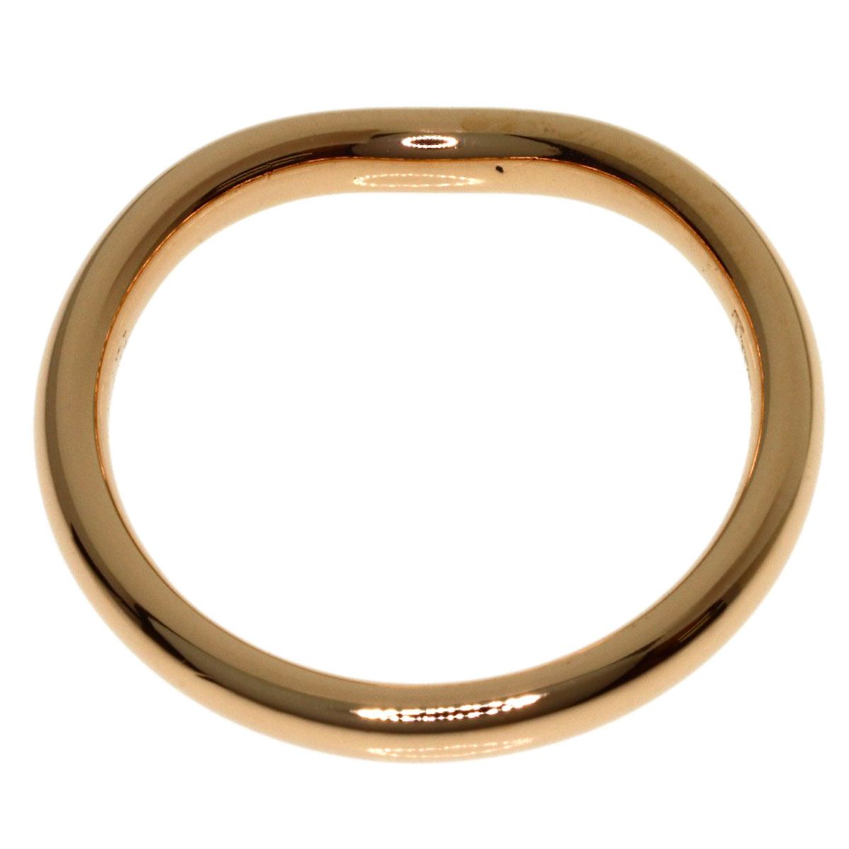 Tiffany & Co T Cube Band Diamond Ring 18k Pink Gold — view 4