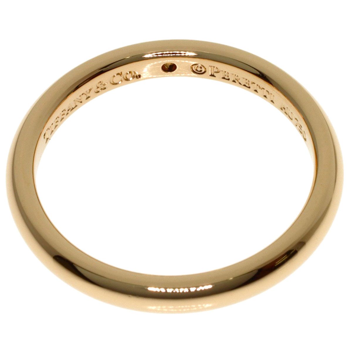 Tiffany & Co Stacking Band Diamond Ring 18k Pink Gold — view 4
