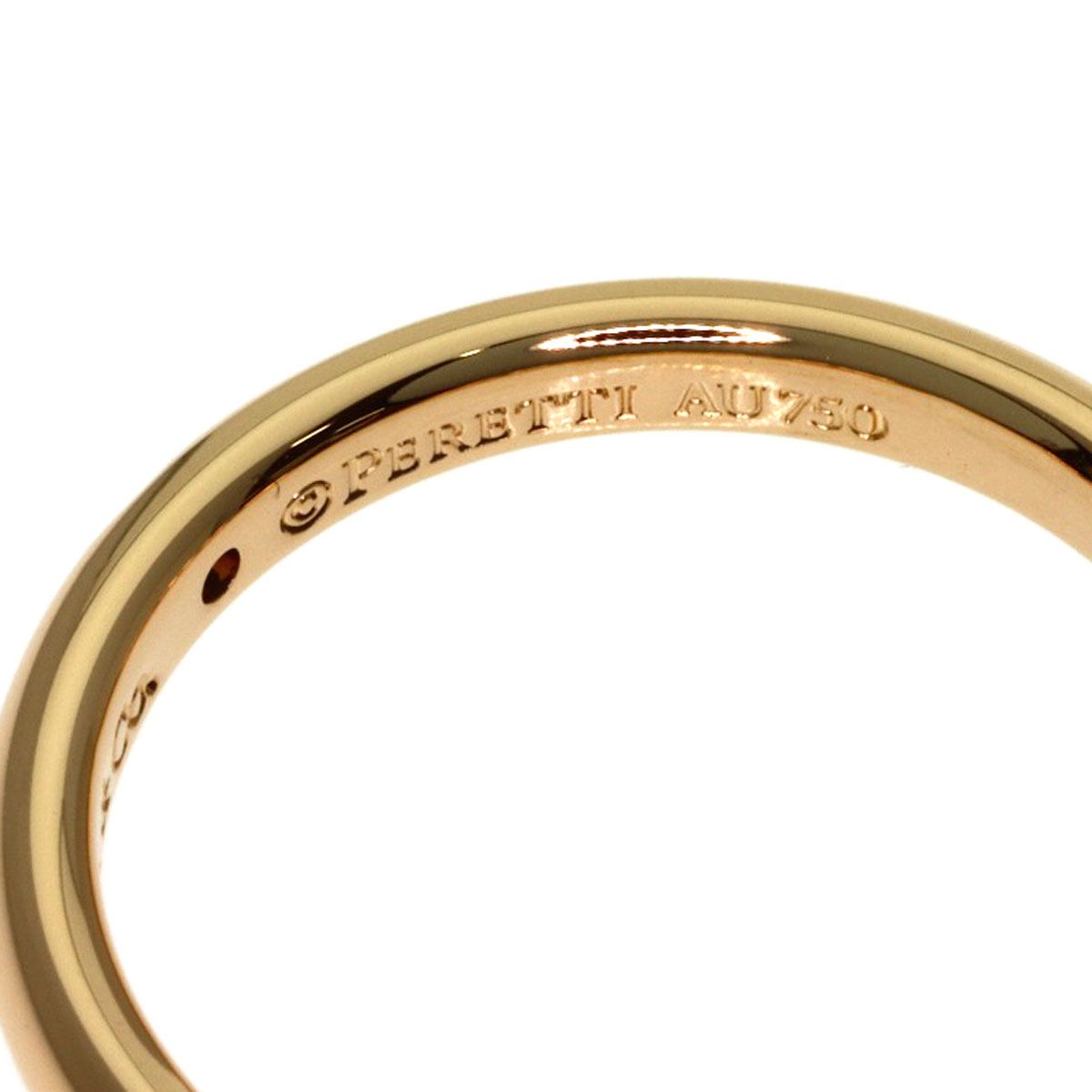 Tiffany & Co Stacking Band Diamond Ring 18k Pink Gold — view 6