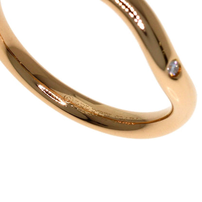 Tiffany & Co T Cube Band Diamond Ring 18k Pink Gold — view 6