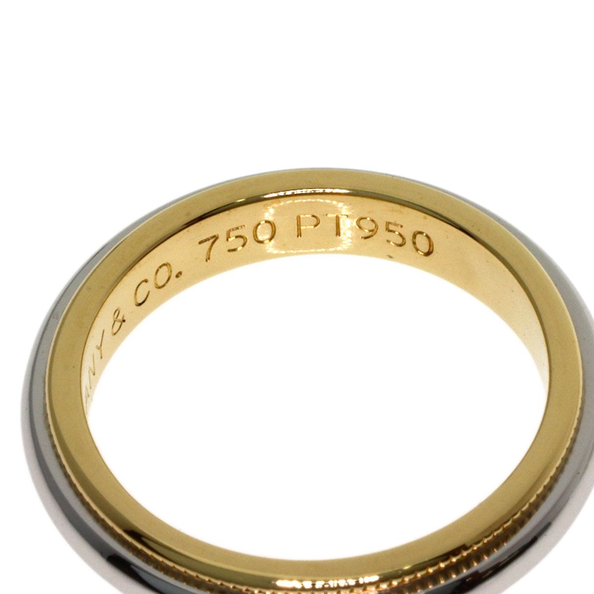 Tiffany & Co Mil Gray Ring 18k Yellow Gold — view 5