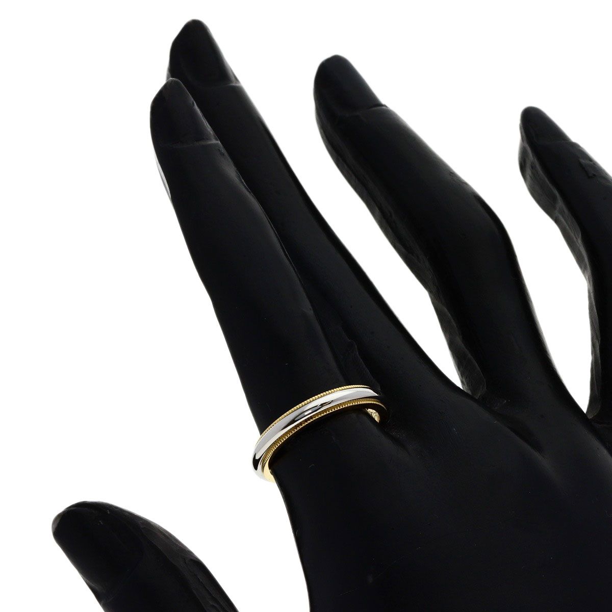 Tiffany & Co Mil Gray Ring 18k Yellow Gold — view 6