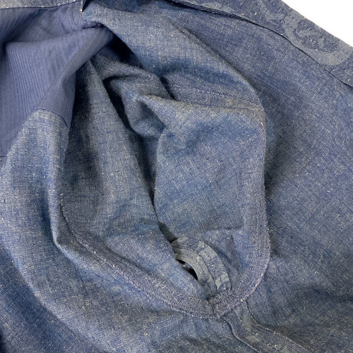 Hermes Dress 36 S Blue Short Sleeve Candy Libris Chaine D'ancre Pattern Shirt — view 8