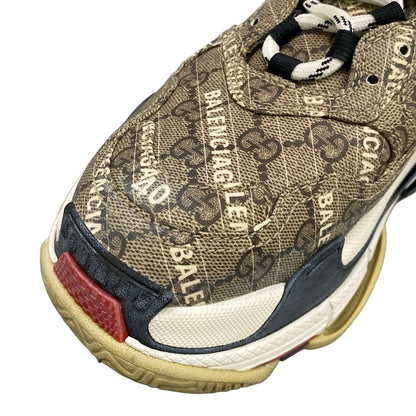 Gucci Sneakers the Hacka Project Triple S Beige White Red Collaboration GG — view 9