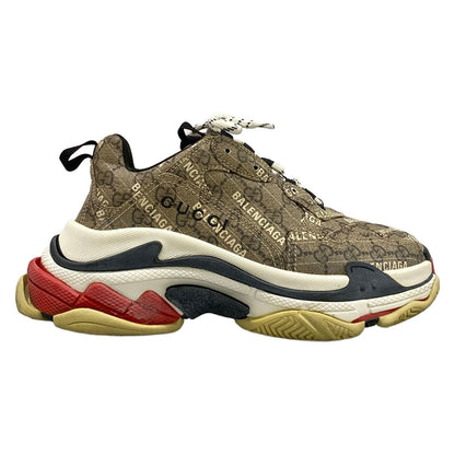 Gucci Sneakers the Hacka Project Triple S Beige White Red Collaboration GG — view 4