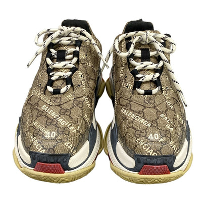 Gucci Sneakers the Hacka Project Triple S Beige White Red Collaboration GG — view 5