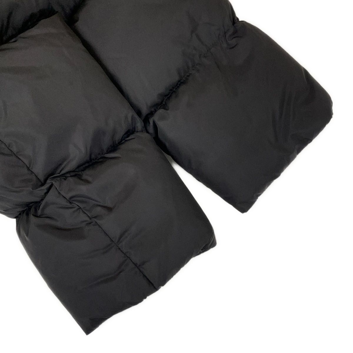 Moncler Down Jacket 0 XS Panamint Black Light Brown Long Sleeve Palm Angels Zip — view 8