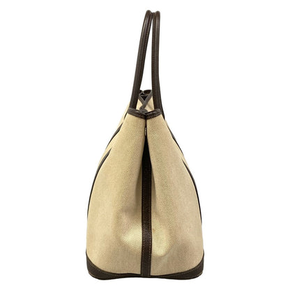 Hermes Tote Garden Party PM Beige Dark Brown — view 4