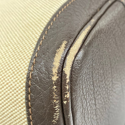 Hermes Tote Garden Party PM Beige Dark Brown — view 6