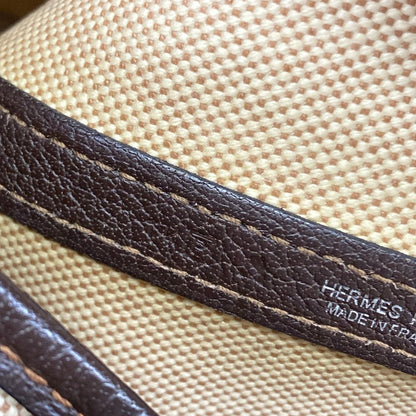Hermes Tote Garden Party PM Beige Dark Brown — view 9