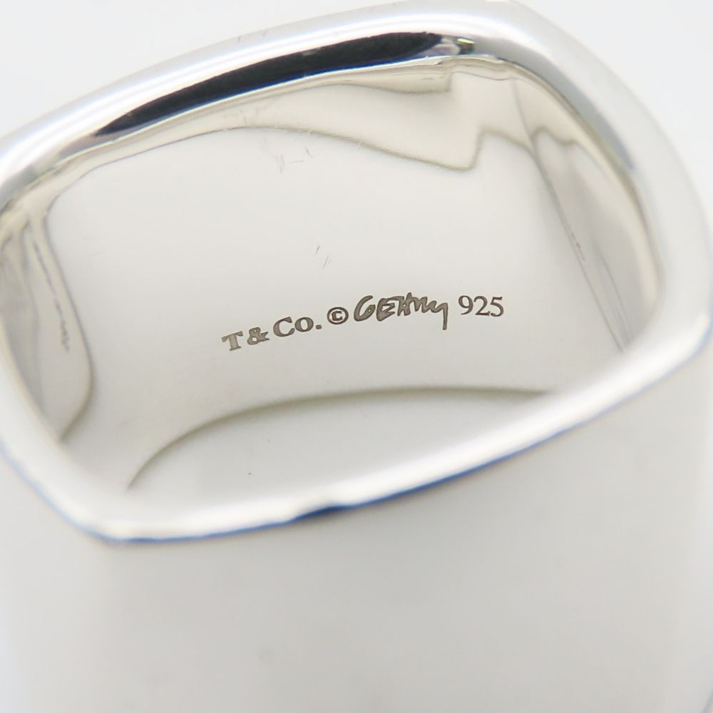 Tiffany & Co Ring Torque Wide 925 Sterling Silver Frank Gary — view 5