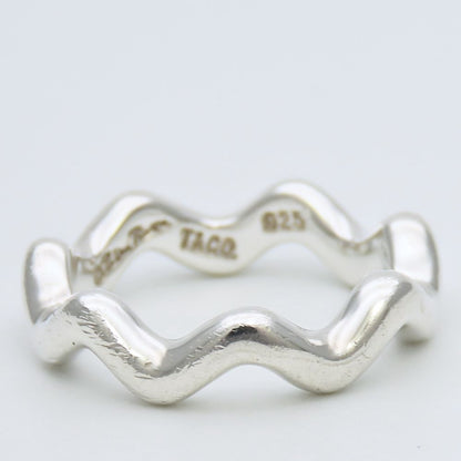 Tiffany & Co Ring Zigzag Wave 925 Sterling Silver Paloma Picasso — view 2