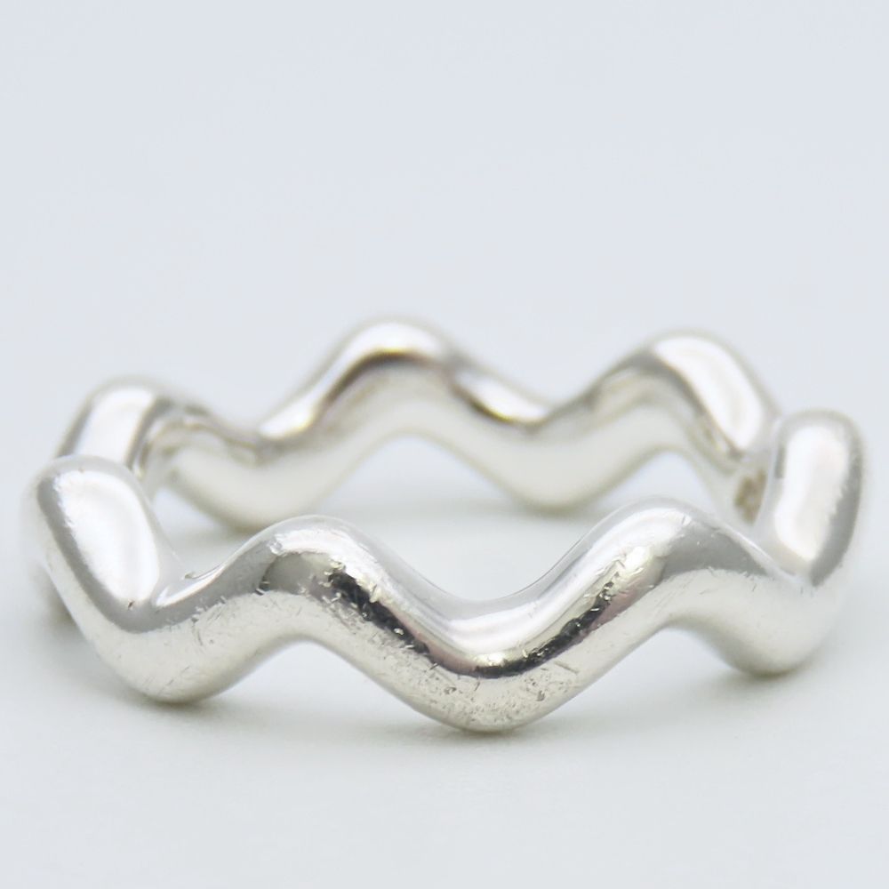 Tiffany & Co Ring Zigzag Wave 925 Sterling Silver Paloma Picasso — view 4