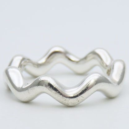 Tiffany & Co Ring Zigzag Wave 925 Sterling Silver Paloma Picasso — view 4