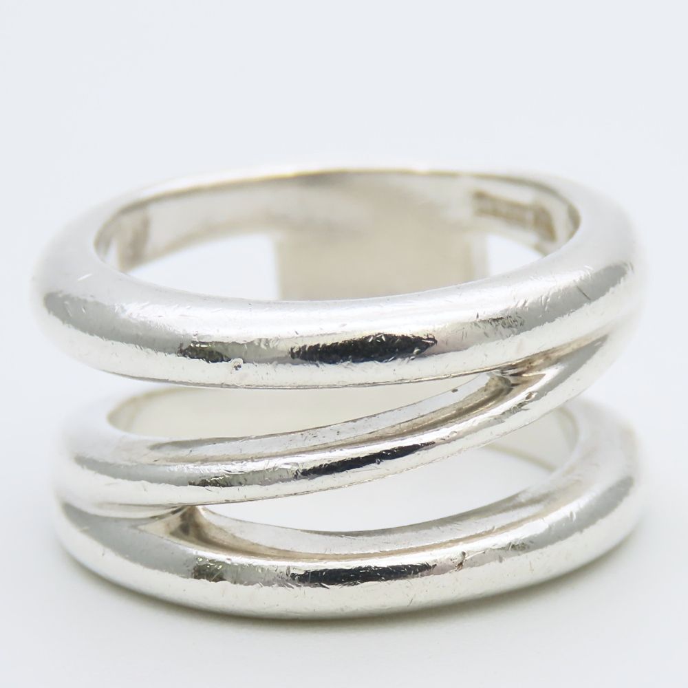 Tiffany & Co Ring Diagonal 925 Sterling Silver — view 4