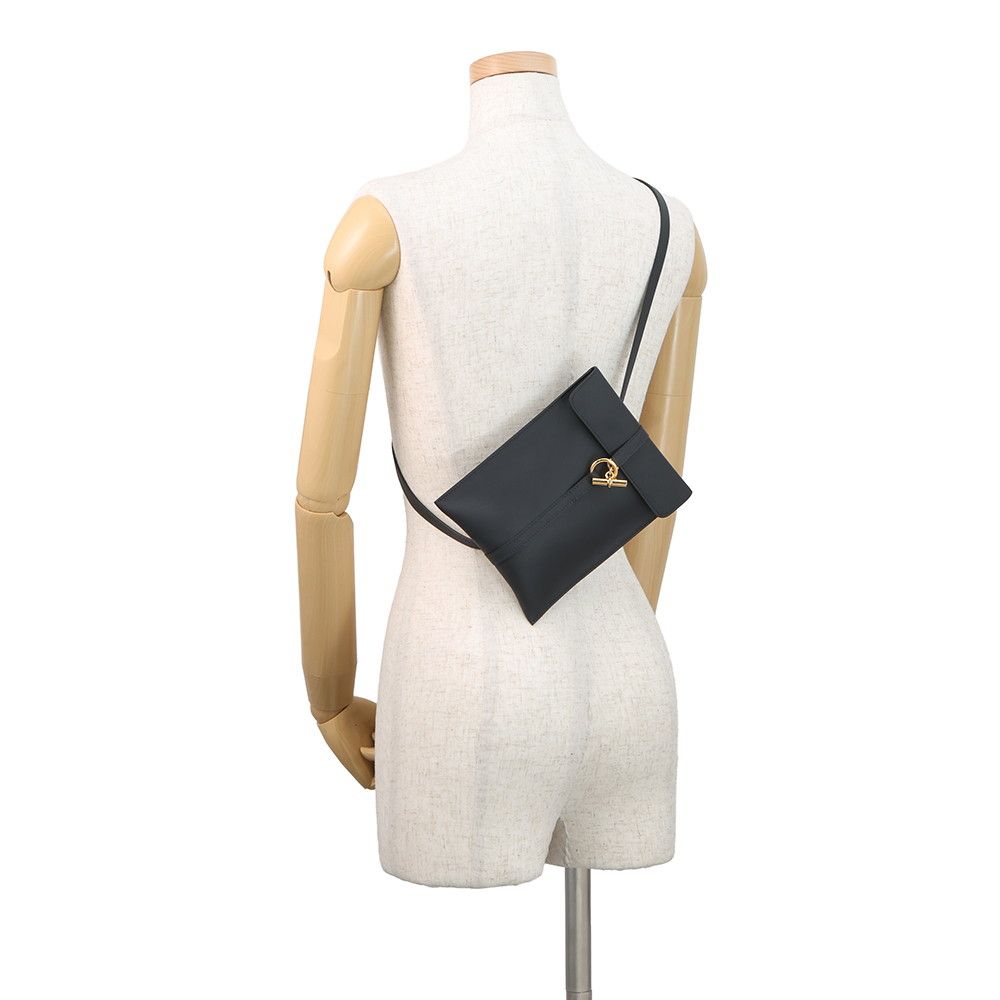 Hermes Shoulder Bag Glenan to Go Canvas Gold Swift — view 4