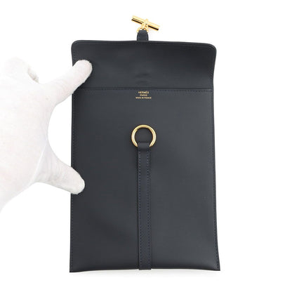 Hermes Shoulder Bag Glenan to Go Canvas Gold Swift — view 5