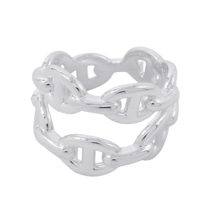 Hermes Ring Chaine D'ancre Double Row