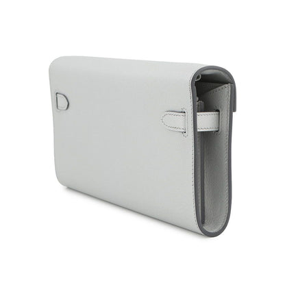 Hermes Kelly Wallet Long to Go Arjan Silver Chevresham Kira — view 2