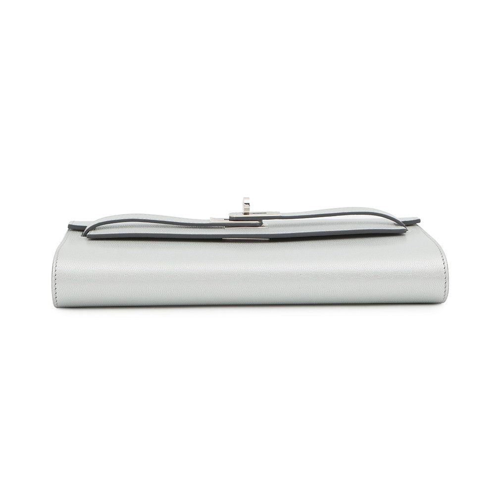 Hermes Kelly Wallet Long to Go Arjan Silver Chevresham Kira — view 3