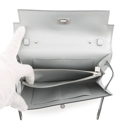 Hermes Kelly Wallet Long to Go Arjan Silver Chevresham Kira — view 5