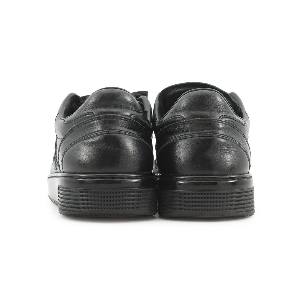 Chanel Sneakers CC Logo 38 Calfskin Shoes Black — view 3