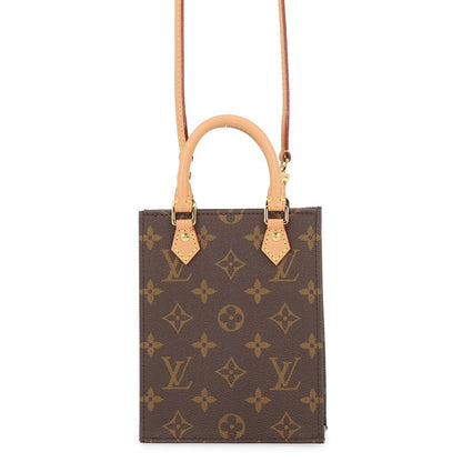 Louis Vuitton Monogram Petite Sac Plat Mini Bag 2-Way