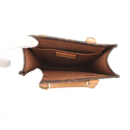 Louis Vuitton Monogram Petite Sac Plat Mini Bag 2-Way — view 6