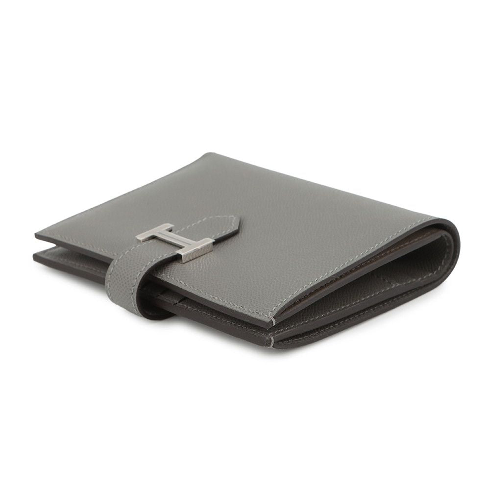Hermes Bifold Wallet Bearn Compact Grimeia Silver Vo Madame — view 2