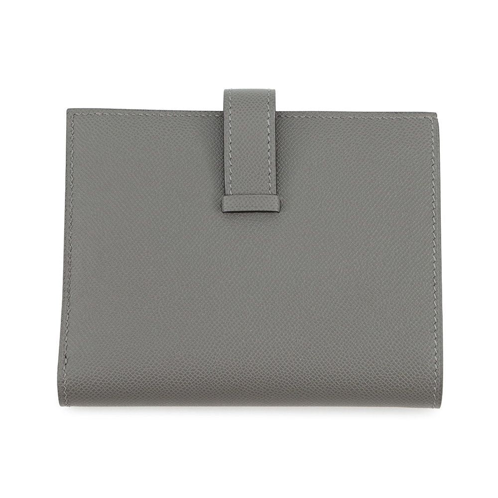 Hermes Bifold Wallet Bearn Compact Grimeia Silver Vo Madame — view 3