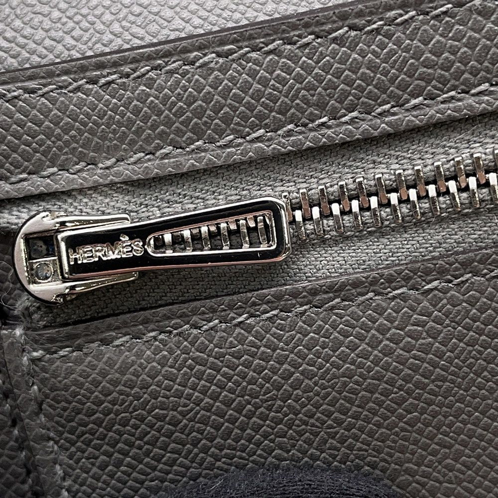Hermes Bifold Wallet Bearn Compact Grimeia Silver Vo Madame — view 7