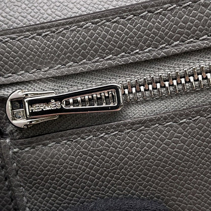 Hermes Bifold Wallet Bearn Compact Grimeia Silver Vo Madame — view 7