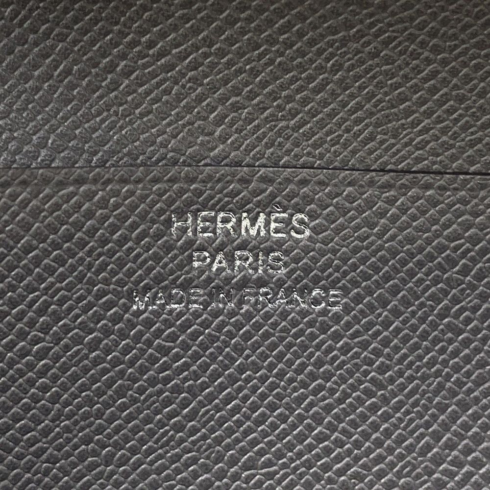 Hermes Bifold Wallet Bearn Compact Grimeia Silver Vo Madame — view 8