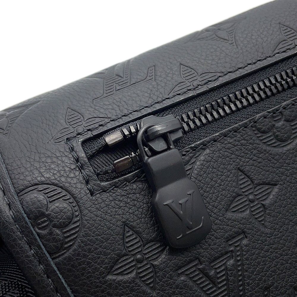 Louis Vuitton Shoulder Bag Monogram Shadow Pulse Messenger Black — view 7
