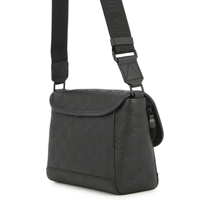 Louis Vuitton Shoulder Bag Monogram Shadow Pulse Messenger Black — view 2