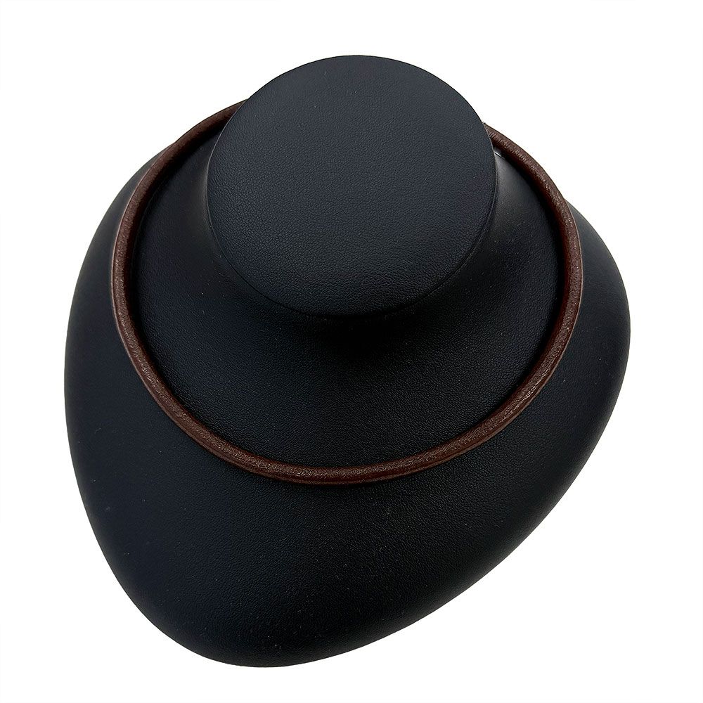 Bvlgari Leather Choker Necklace — view 4