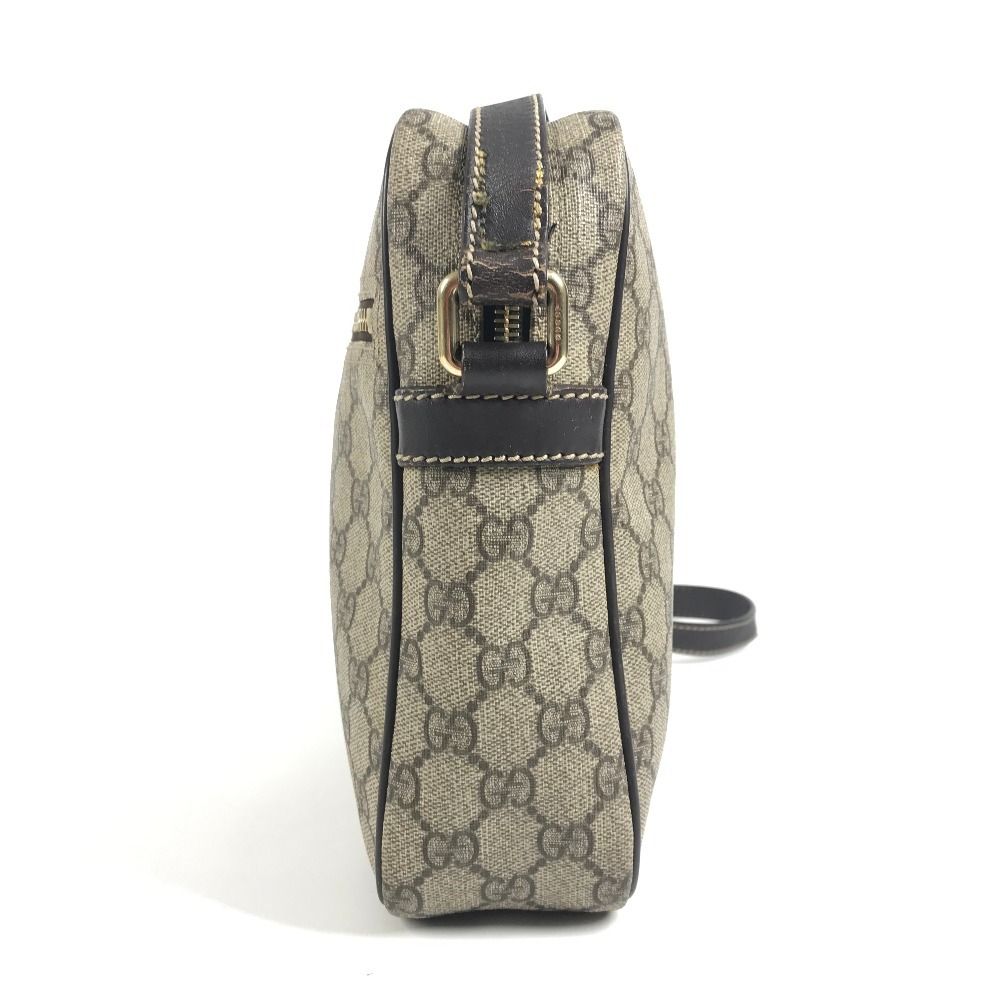 Gucci Shoulder Bag GG Supreme Logo Canvas Beige — view 4