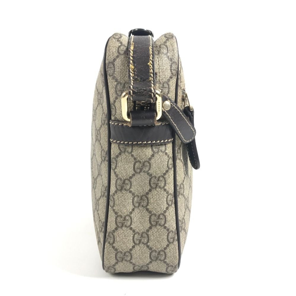 Gucci Shoulder Bag GG Supreme Logo Canvas Beige — view 3