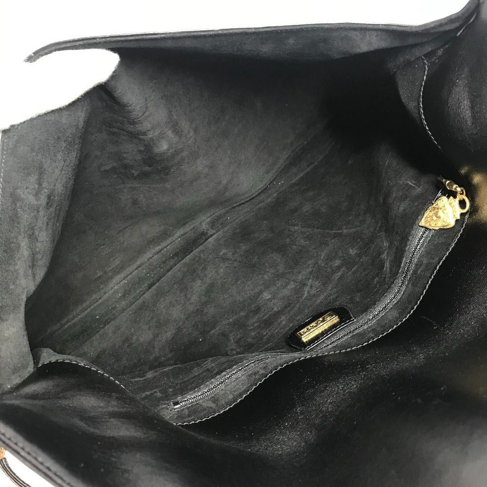 Gucci Shoulder Bag Logo 004 056 Leather Black — view 6