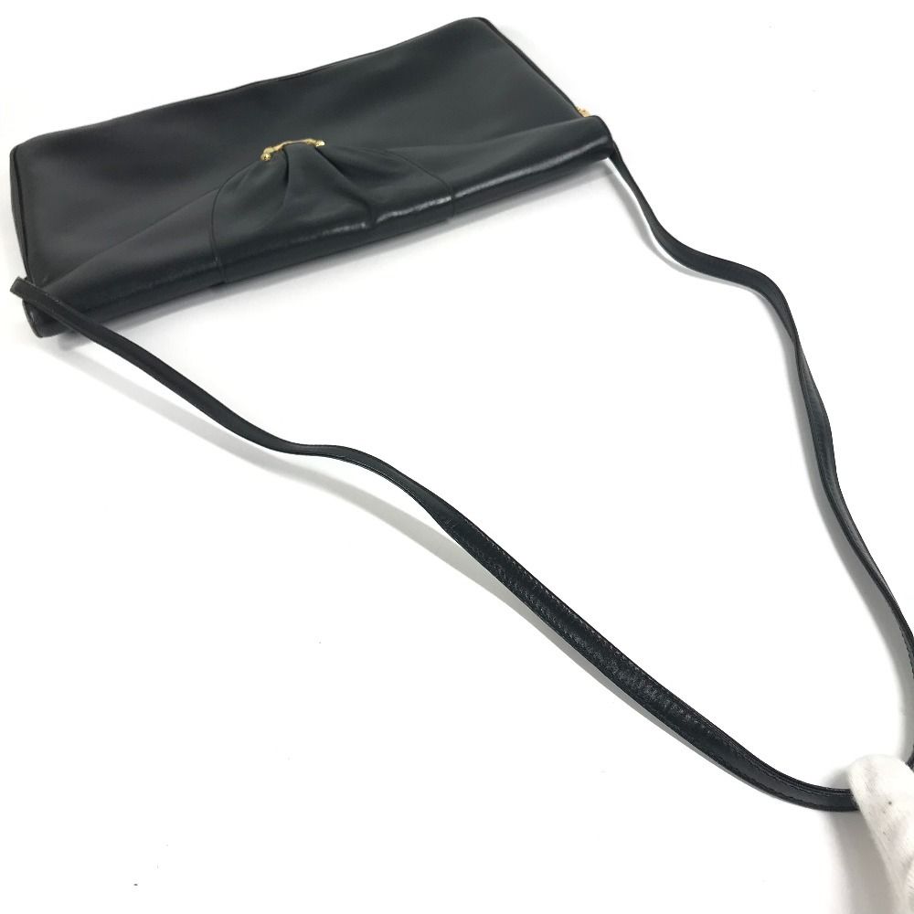 Gucci Shoulder Bag Logo 004 056 Leather Black — view 3