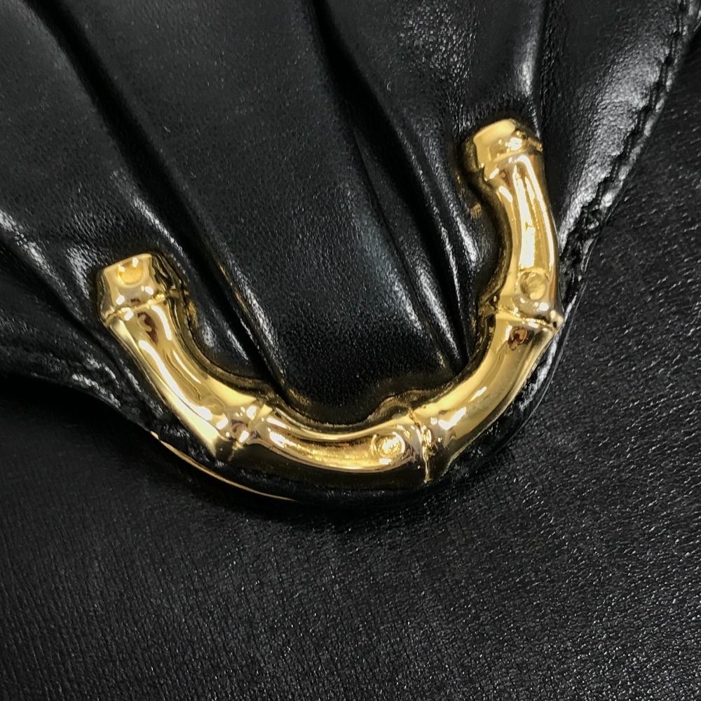 Gucci Shoulder Bag Logo 004 056 Leather Black — view 5