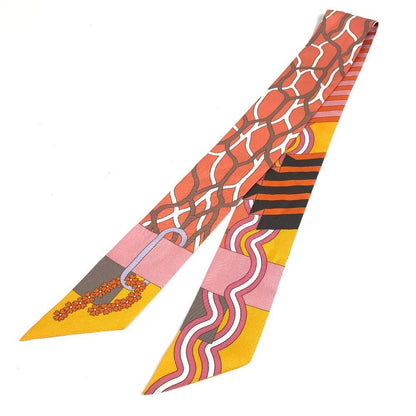 Hermes Scarf Twilly Tiri Silk Multicolor — view 2