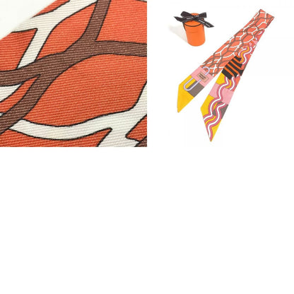 Hermes Scarf Twilly Tiri Silk Multicolor — view 9